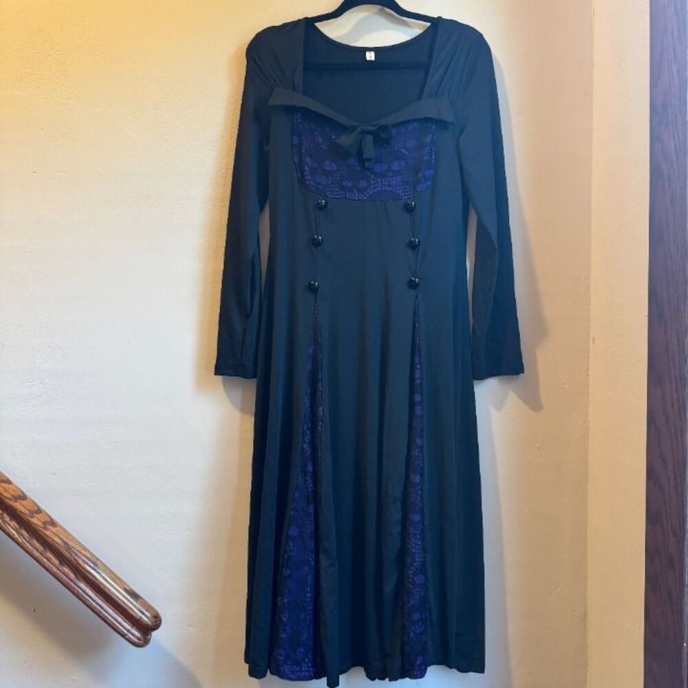 Purple Gothic Skull Dress